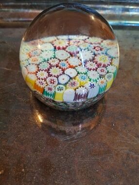 Antique MilleFiori Glass Paperweight